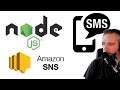 SMS API in 5 minutes with AWS SNS and NodeJS