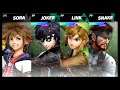 Super Smash Bros Ultimate Amiibo Fights – Sora & Co #390 Sora v Joker v Link v Snake