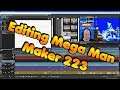 Taking A Look At How I Edit Mega Man Maker! Editing Mega Man Maker 223.