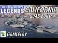 California (Sims Build) - World of Warships Legends - Gameplay