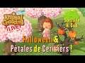 Animal Crossing New Horizons - Halloween & Pétales de Cerisiers !