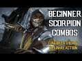 BEGINNER SCORPION COMBOS IN MK11 - Mortal Kombat 11 Gameplay
