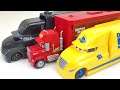 Disney Cars Toy Trucks Mack Jackson Storm Cruz Ramirez Video for Kids