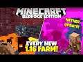 Every New Minecraft 1.16 Farm, And Updates On Broken Farms! Nether Update Tutorial!