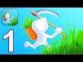 Grass.io - Gameplay Walkthrough Part 1 Tutorial Max Level (Android, iOS) #1
