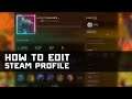 How to Edit & Customize Steam Profile Page - New Animated Icons & Backgrounds