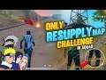 Only Resupply Map Challenge In Trio Vs Squad With 3Hp OverPower Gameplay Free Fire🙂