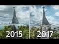 Scarif in Battlefront (2015) vs Battlefront II (2017) Graphics Comparison