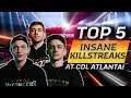TOP 5 KILLSTREAKS AT CDL ATLANTA!