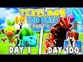 We Spent 100 Days In Minecraft Pixelmon (Duo Pokemon In Minecraft)
