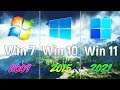 Windows 7 vs Windows 10 vs Windows 11 - Gaming