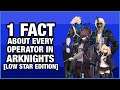1 Fact About Every Operator in Arknights (Low-Stars Edition)