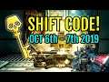 Borderlands 3 SHIFT CODE!! Get a GOLDEN KEY using it before October 7th, 10 A.M. CST!!