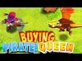 BUYING Pirate Queen SKIN!! "Clash Of Clans" HaRpooN the Dragon!