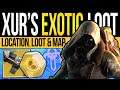 Destiny 2 | XUR'S DLC EXOTICS & LOCATION! Where is Xur & New Exotic Inventory | 22nd May