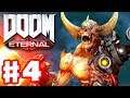 Прохождение Doom Eternal ♦ 4 серия - ОТКРЫВАЕМ ОГОНЬ ИЗ ЗАПАДНОЙ ТУРЕЛИ!