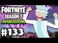 Fortnite Season 7 Chapter 2 Is Here! INVASION! Rick and Morty! - Fortnite - Gameplay Part 133
