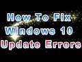 How to Fix All Windows 10 Update Errors |Tips 2020|
