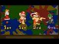 Mario Party 9 - Minigames - Daisy Vs Donkey Kong Vs Mario Boxers Vs Mr. Luigi