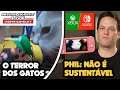 Phil Spencer: + jogos no Switch não é sustentável | Mario Kart Home Circuit TERROR dos gatos e mais!
