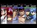 Super Smash Bros Ultimate Amiibo Fights  – Request #18830 D vs R vs M