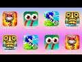 TOM HERO DASH, Snail Ride, Sonic Dash, Temple Run 2, Walkthrough (iOs, Android) | Power of Gameplay