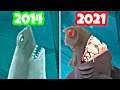 EVOLUTION OF HAMMERHEAD SHARK IN HUNGRY SHARK EVOLUTION 2014 - 2021