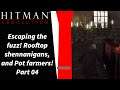 Hitman Absolution - Part 04 - Escaping the fuzz! Rooftop shennanigan, and pot farmers!