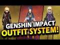 HOW GENSHIN IMPACT CHARACTER COSTUMES SYSTEM COULD LOOK LIKE