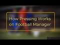 How Pressing Works on Football Manager 2021