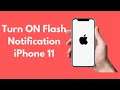 iPhone 11 : How to Turn ON Flash Notification iPhone 11