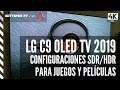 LG C9 Oled TV 2019 Configuraciones SDR/HDR/DV en Películas y Juegos | Settings Recomendados