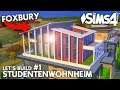 NEUBAU: Studentenwohnheim Foxbury #1 👩‍🎓👨‍🎓 Bauen mit Die Sims 4 An die Uni! (deutsch)