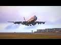 PAN AM 747-200 Classic lands at St. Maarten [X-Plane 11]