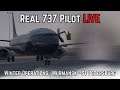 Real 737 Pilot LIVE | ZIBO MOD 737 | Winter Operations | Murmansk - St Petersburg