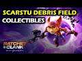 Scarstu Debris Field Collectibles: Gold Bolt,Armour,Spybot,Craiggerbear | Ratchet & Clank Rift Apart
