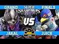 Smash Ultimate Tournament Grand Finals - Jakal (Wolf) vs Juice (Falco) - CNB 194