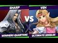 S@X 392 Online Winners Quarters - Sharp (Joker, Sephiroth) Vs. Ven (Zelda) Smash Ultimate - SSBU