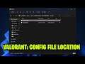 Valorant How To Find Config File | GameUserSettings File Location | 2021
