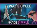 Walk Cycle Tutorial | Maya 3d Walk Cycle Animation in 3 Steps