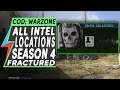 Warzone ALL INTEL LOCATIONS Season 4 Fractured Mission Week 1 Modern Warfare