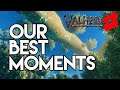 100 HOURS in ONE MINUTE ⚔ || Valheim Co-op Funny Moments Montage #shorts #valheim #gaming