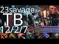 23savage Terrorblade vs JaCkky Axe, Ember, Night Stalker - gpm:944 vs 688 - dota2