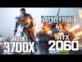 Battlefield 4 on Ryzen 7 3700x + RTX 2060 SUPER 1080p, 1440p benchmarks!