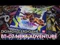 BT-07 NEXT ADVENTURE Box Opening! (Digimon Card Game)