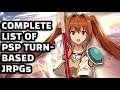Complete List of PSP Turn-Based JRPGs