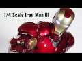 4K HD - Hot Toys Quarter Scale Iron Man Mark 3