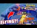 I BELIEVE I CAN FLY! Rare Flying Glitch During Zapdos Boss in Pokemon Unite #SHORTS