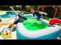 MAKING 10,000 POUNDS OF OOBLECK IN A POOL!
