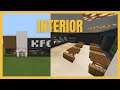 Minecraft Tutorial: How To Make KFC Interior! (New Version)